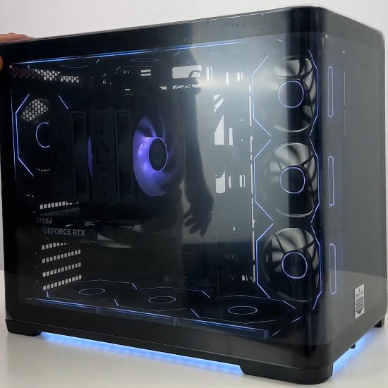 피씨스토어 블랙 어항 PC 라이젠5 7500F RTX 5050 (16G, M.2 500GB)